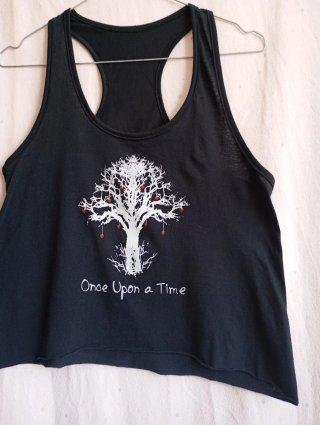 Camiseta tirantes negra Once Upon a Time