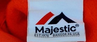 Felpa Majestic con cappuccio arancione taglia M