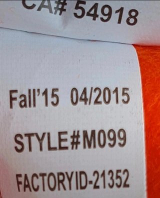 Felpa Majestic con cappuccio arancione taglia M