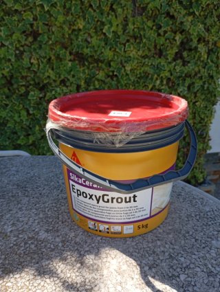 Sika EpoxyGrout 5kg Nieve Rejuntado Piscina