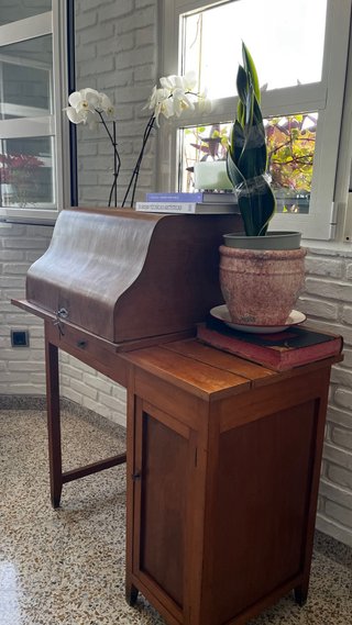 Escritorio Secreter Vintage Madera Maciza