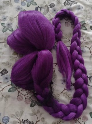 Peluca Rumi Kpop Morada