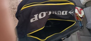 Paletero Dunlop Club Series Negro y Amarillo