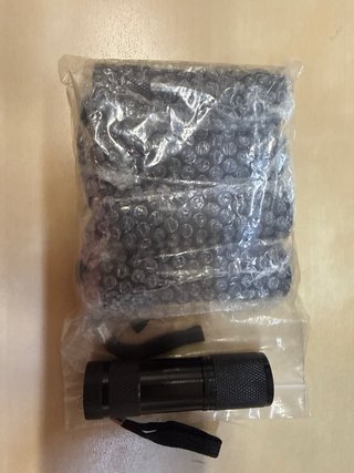 Linterna UV Negra