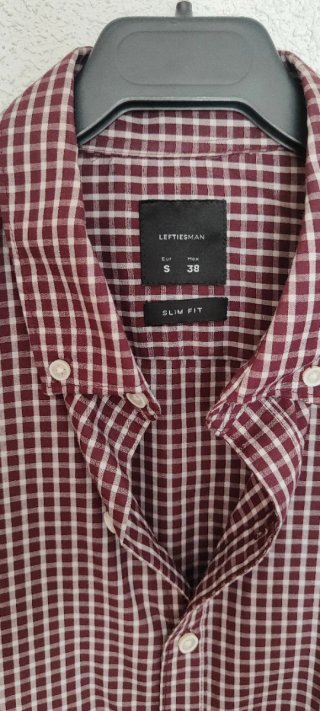 Camisa cuadros roja Talla M