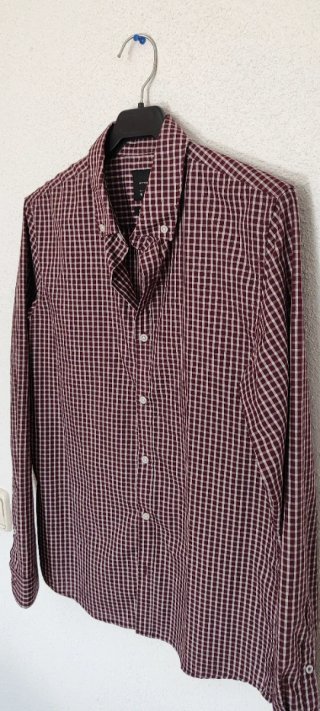 Camisa cuadros roja Talla M
