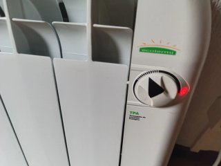 Radiador eléctrico blanco