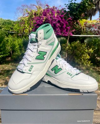 New Balance 650 Talla 43 Verde Blanco