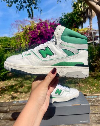 New Balance 650 Talla 43 Verde Blanco