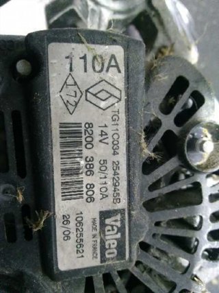 ALTERNADOR | Atr.1:8200386806 RENAULT KANGOO (F/K