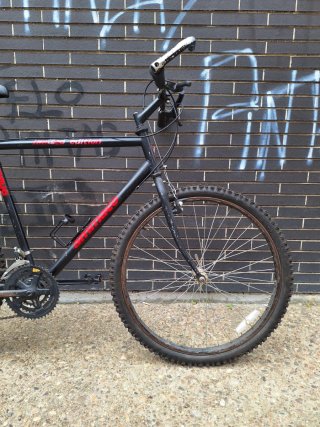Bicicleta de Montaña Negra
