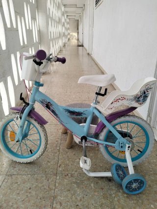 Bicicleta Frozen Rodado 14 con ruedines