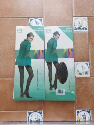 Pantis negros CHILLI flores M/38/10