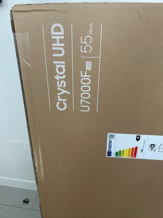 Samsung Crystal UHD 55 U7000F TV sin abrir