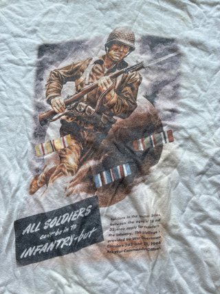 Camiseta americana All Soldiers Infantería WWII