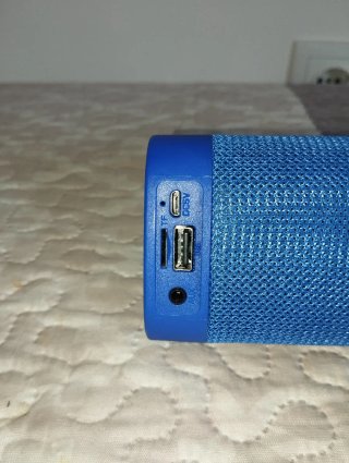 Barra de sonido azul