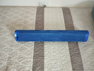 Barra de sonido azul