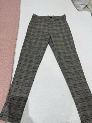 Pantalón cuadros Zara Talla M
