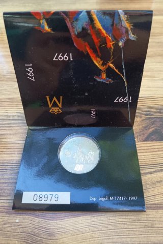 Lote 4 Monedas Plata 2000 Ptas Estuche