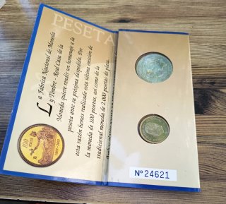 Lote 4 Monedas Plata 2000 Ptas Estuche