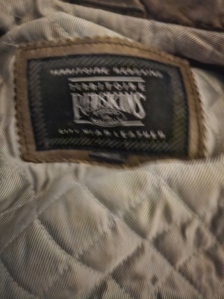 Parka de piel marrón Talla L