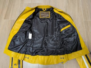 Chaqueta Cuero Motera Estilo Kill Bill