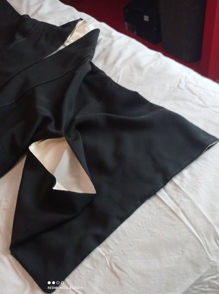 Kimono nero e multicolore taglia unica
