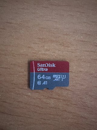 Tarjeta MicroSD SanDisk Ultra 64GB A1