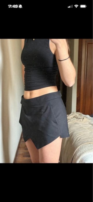 Falda corta Zara Talla M