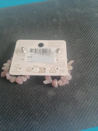 Pendientes Parfois con piedras rosas y plateados