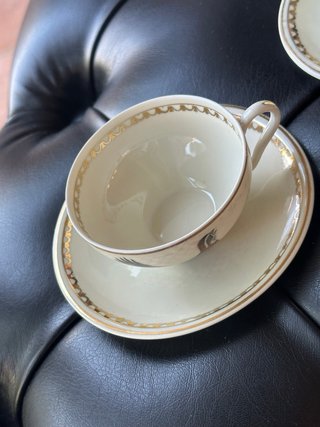 Antiguas Tazas Tu y Yo Caza