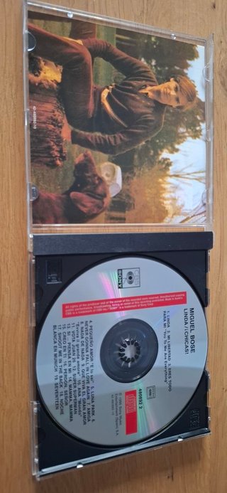 CD Miguel Bose 2 en 1 Linda Chicas