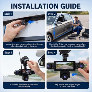 Dash Cam 5 Canales