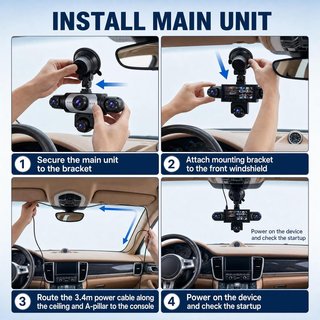 Dash Cam 5 Canales