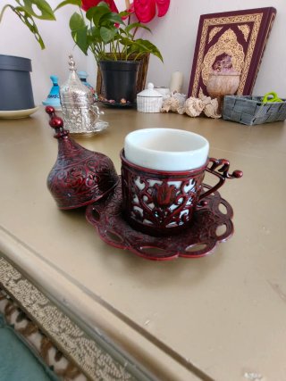 Juego de 2 tacitas de café turcas