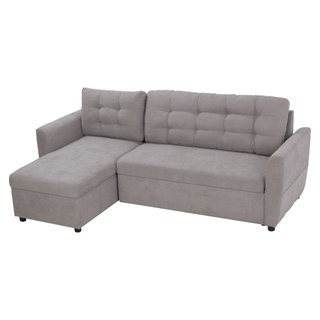 Divano Letto 3 Posti con Chaise Longue Contenitore