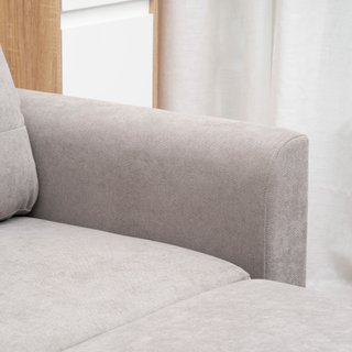 Divano Letto 3 Posti con Chaise Longue Contenitore