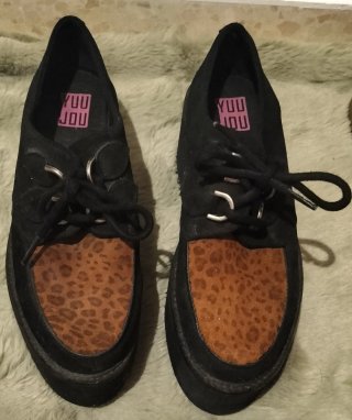 Creepers plataforma - Estampado leopardo