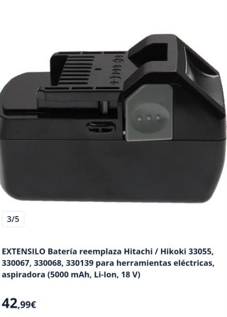 Batería HITACHI/KOKI 18V