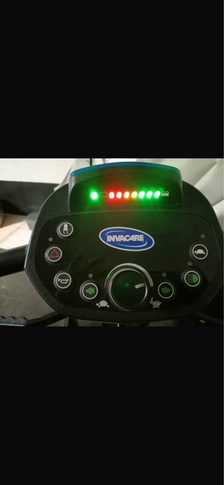 Scooter movilidad reducida negro y azul