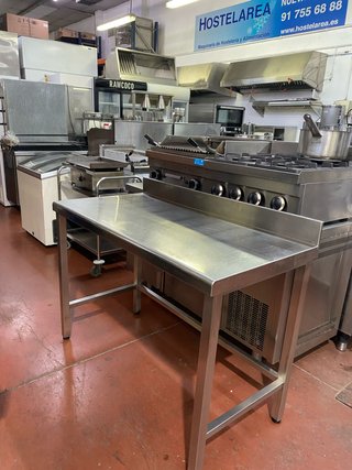 Mesa de trabajo acero inoxidable 120x60