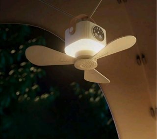 Ventilador Colgante con Luz LED y Mando