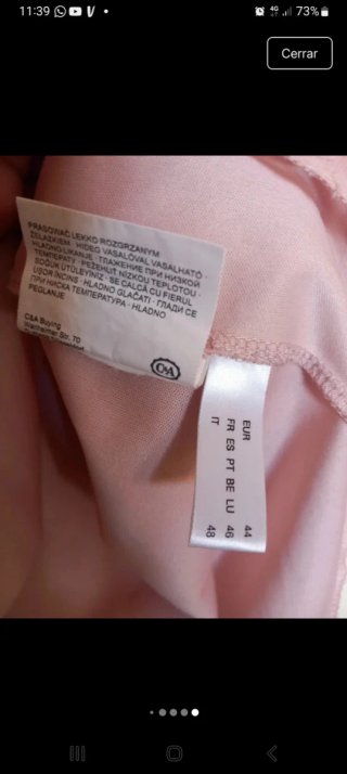 Blusa CANDAE Talla 44 Rosa