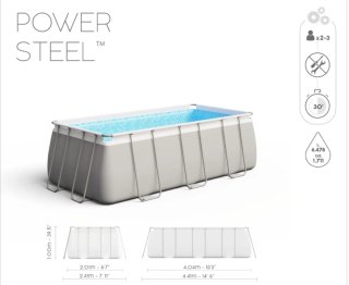 Piscina Bestway Power Steel 4.04m x 2.01m