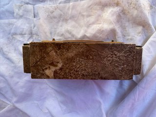 Reloj sobremesa Art Déco francés 8 días mármol