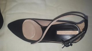 Zapatos tacón Stradivarius negros T.36