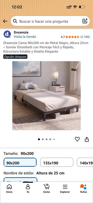 2 Somieres + Colchones Viscoelásticos
