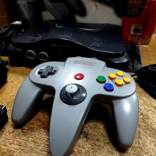 Nintendo 64 Negra Completa