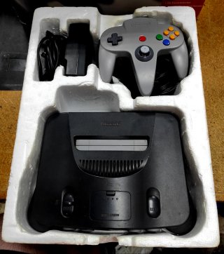 Nintendo 64 Negra Completa