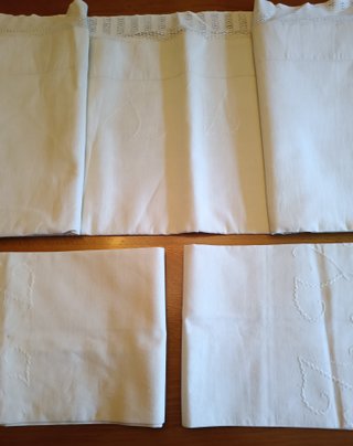 Juego Sábanas Antiguas Lino N-46